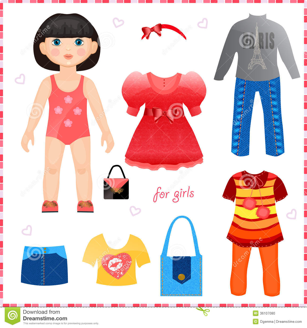 dolls with clip on clothes