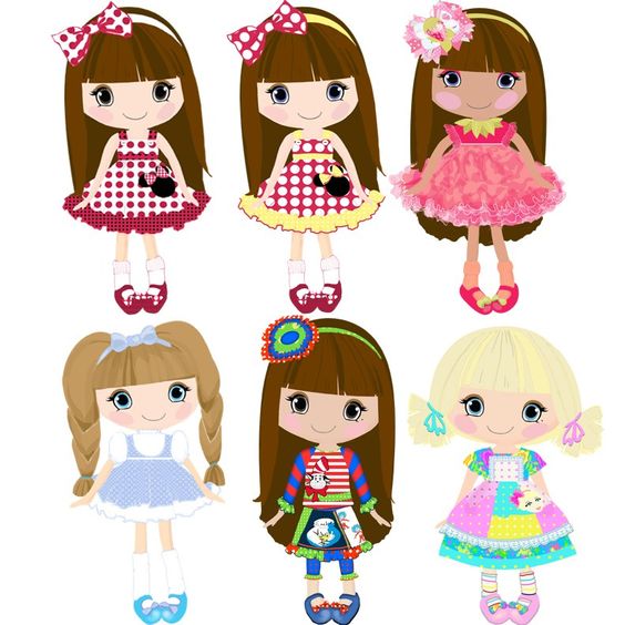 Dolls clipart - Clipground