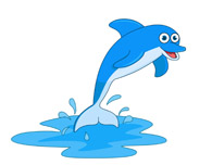 Free Dolphin Clipart.