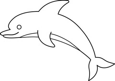Dolphin clipart black and white » Clipart Station.