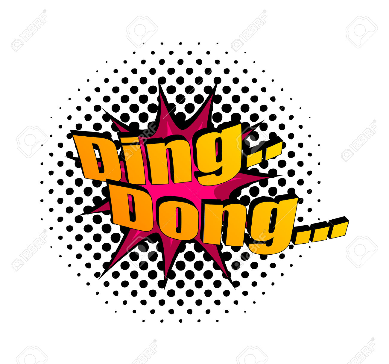 Ding Dong Clip Art.