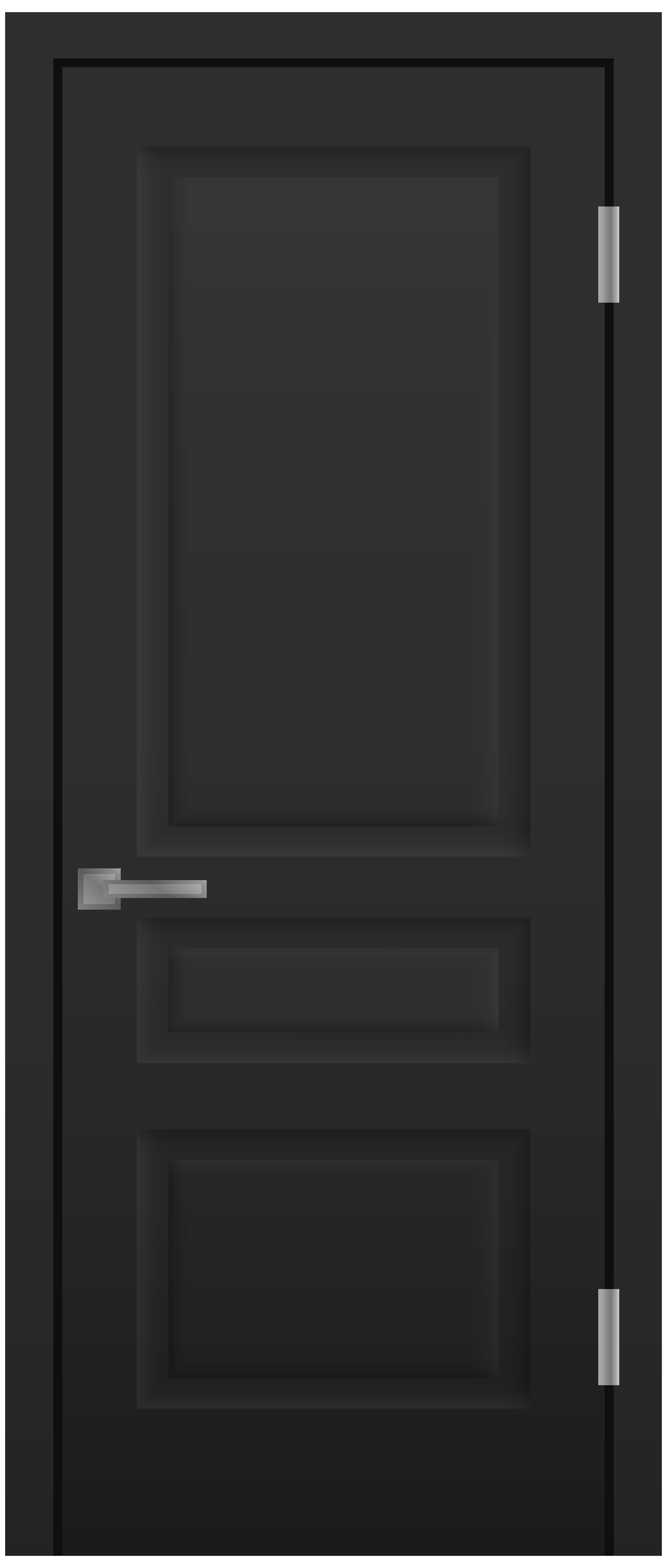 Door Black PNG Clip Art.