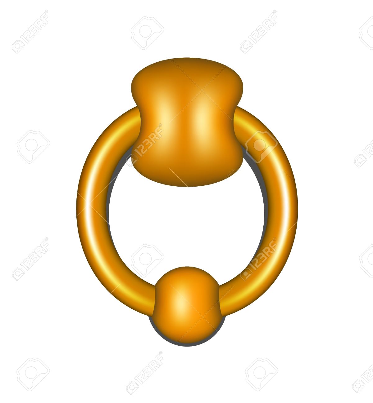 Door knocker clipart.