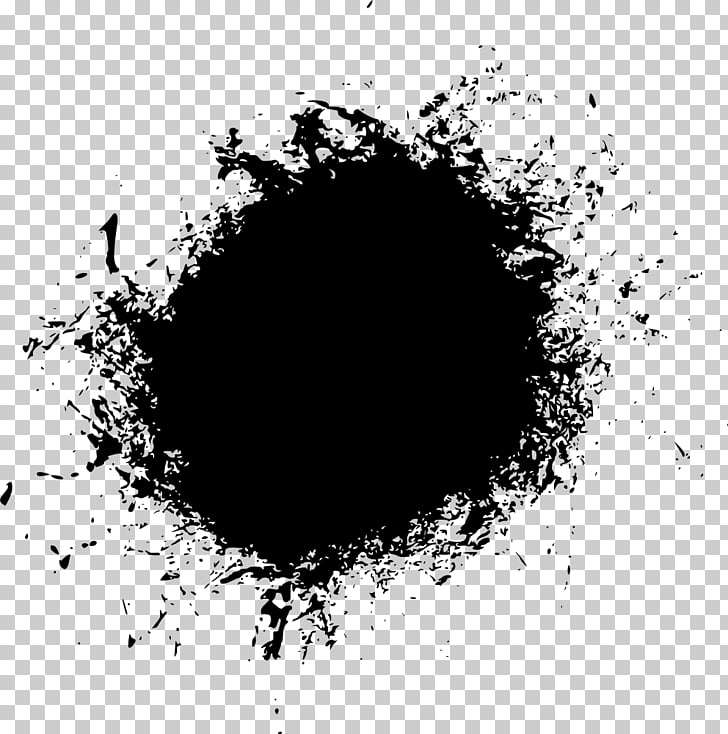 Halftone Black and white Grunge, dot PNG clipart.