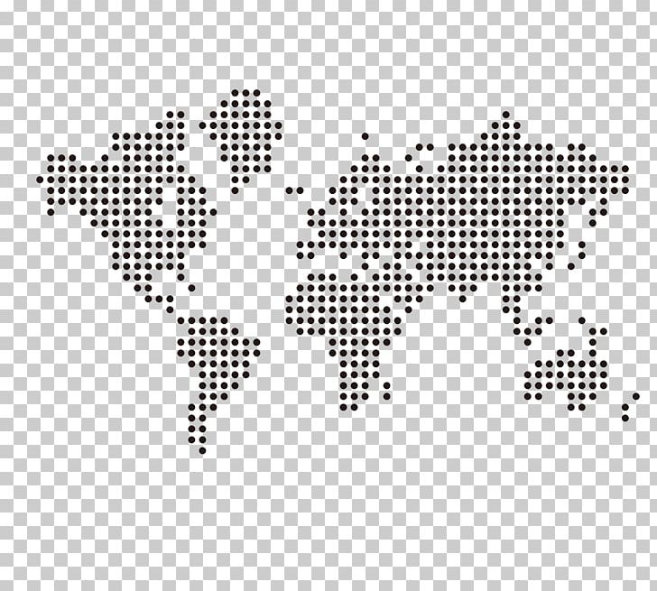 World Map Globe PNG, Clipart, Black, Black And White, Dot, Dots.