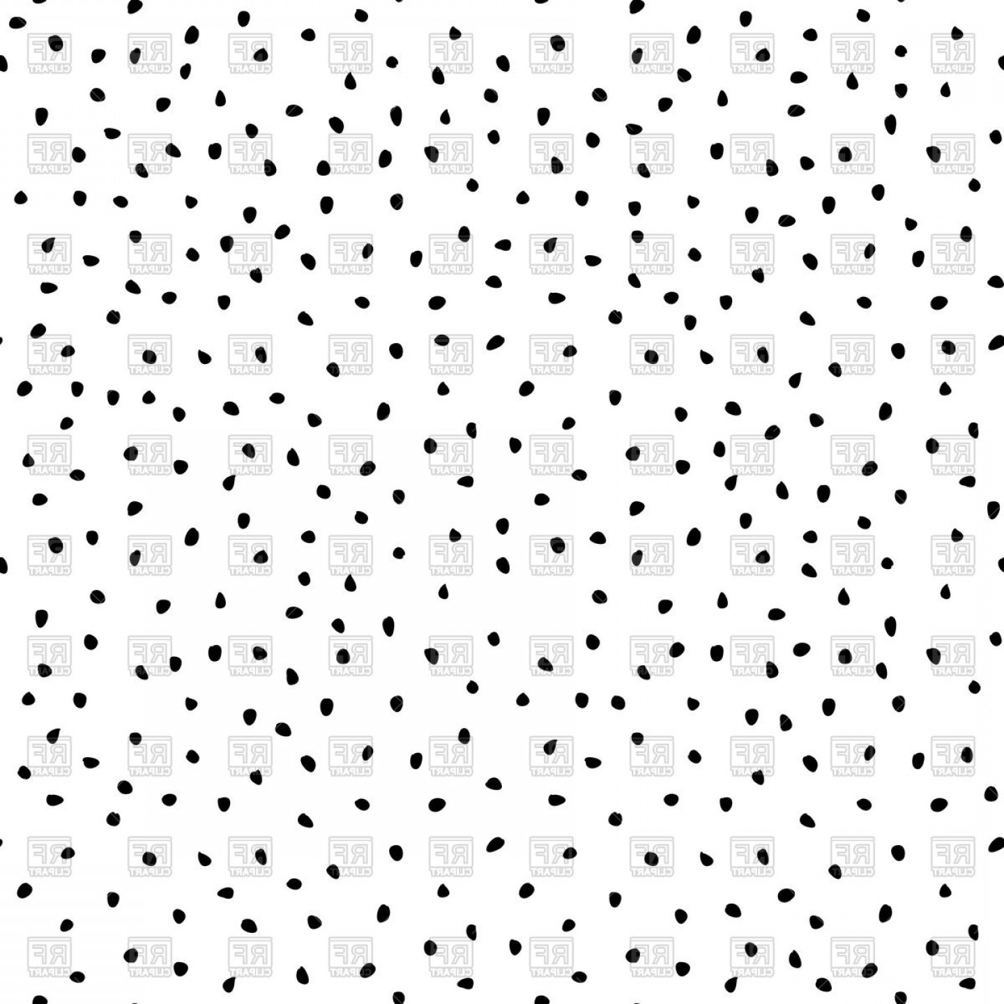 Seamless Pattern With Random Dots Dotted Background Vector.