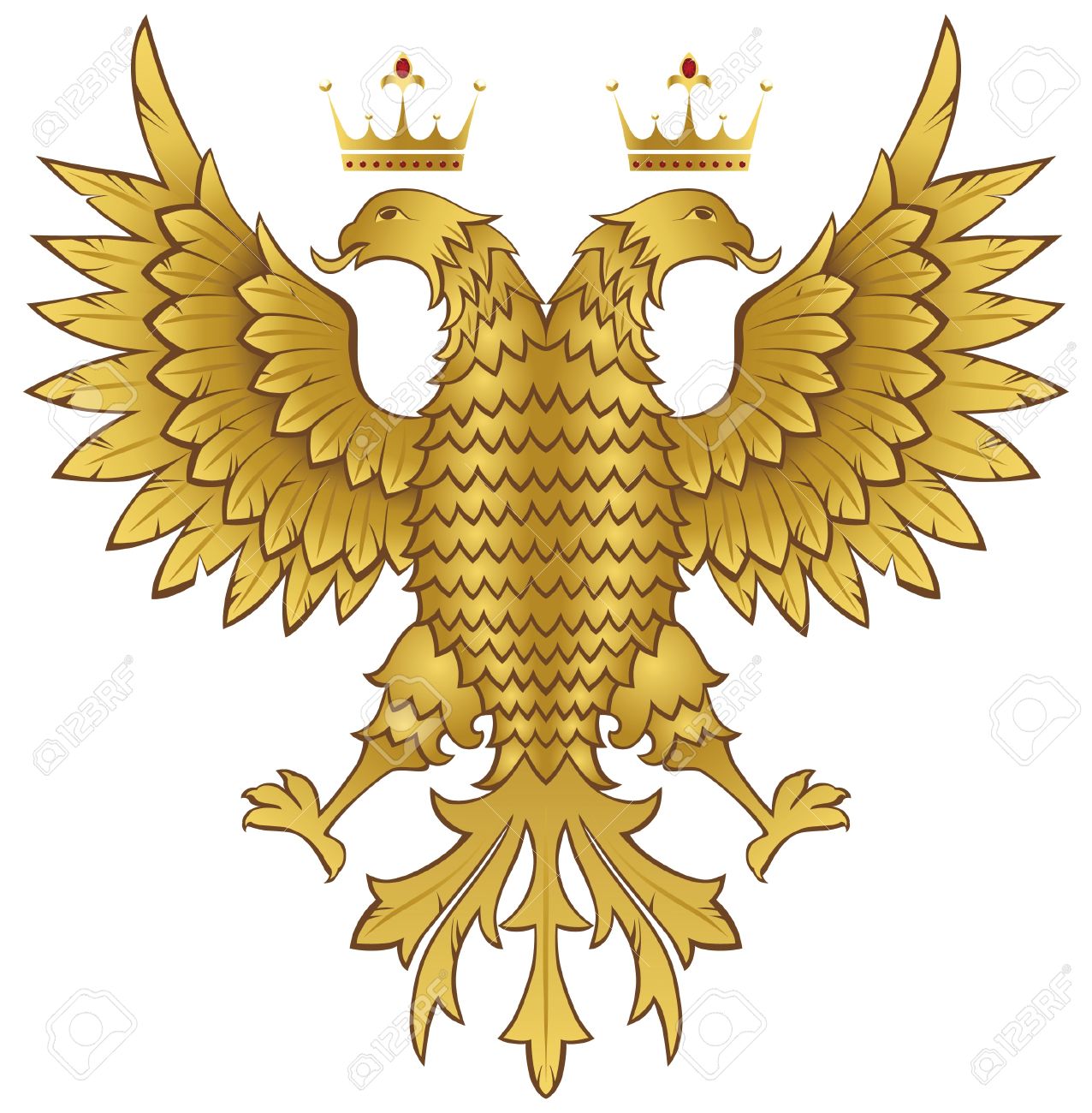 Double Headed Eagle Royalty Free Cliparts, Vectors, And Stock.