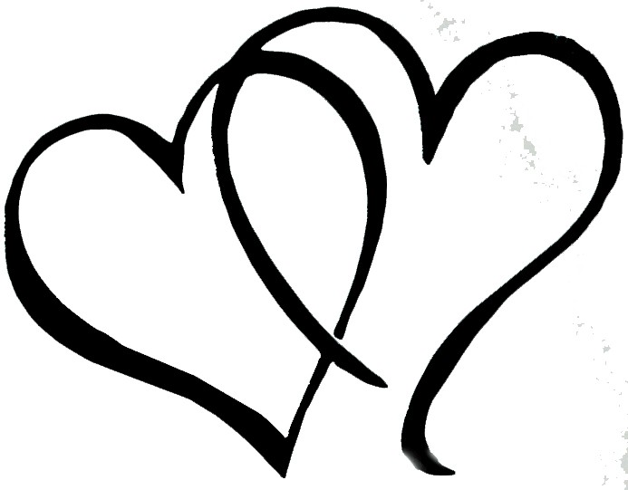 Double Heart Clipart.