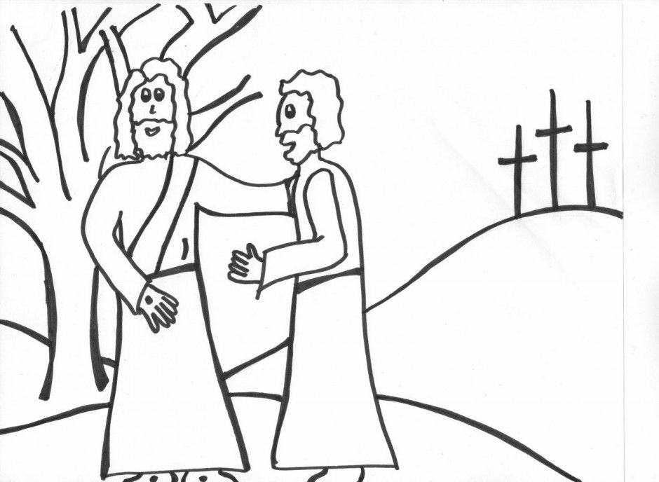 Free Doubting Thomas Coloring Pages, Download Free Clip Art.