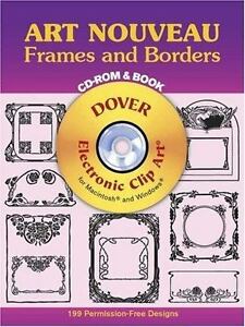 Details about Art Nouveau Frames and Borders CD.