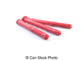 Stock Images of Plastic dowels.