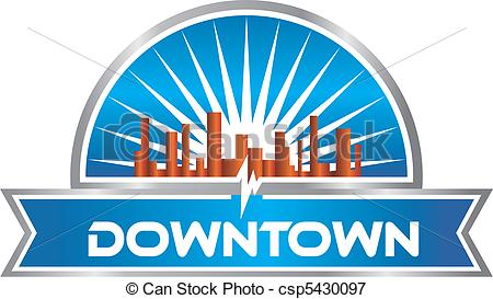 Downtown clipart.