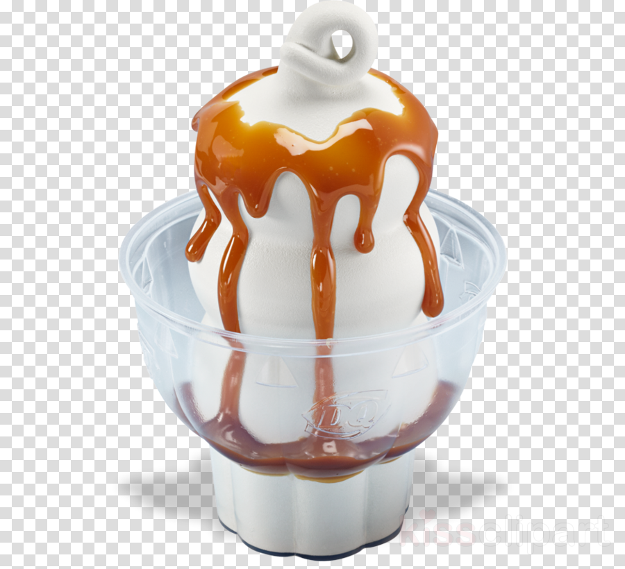 Download dq sundae clipart Sundae Ice cream Fudge.
