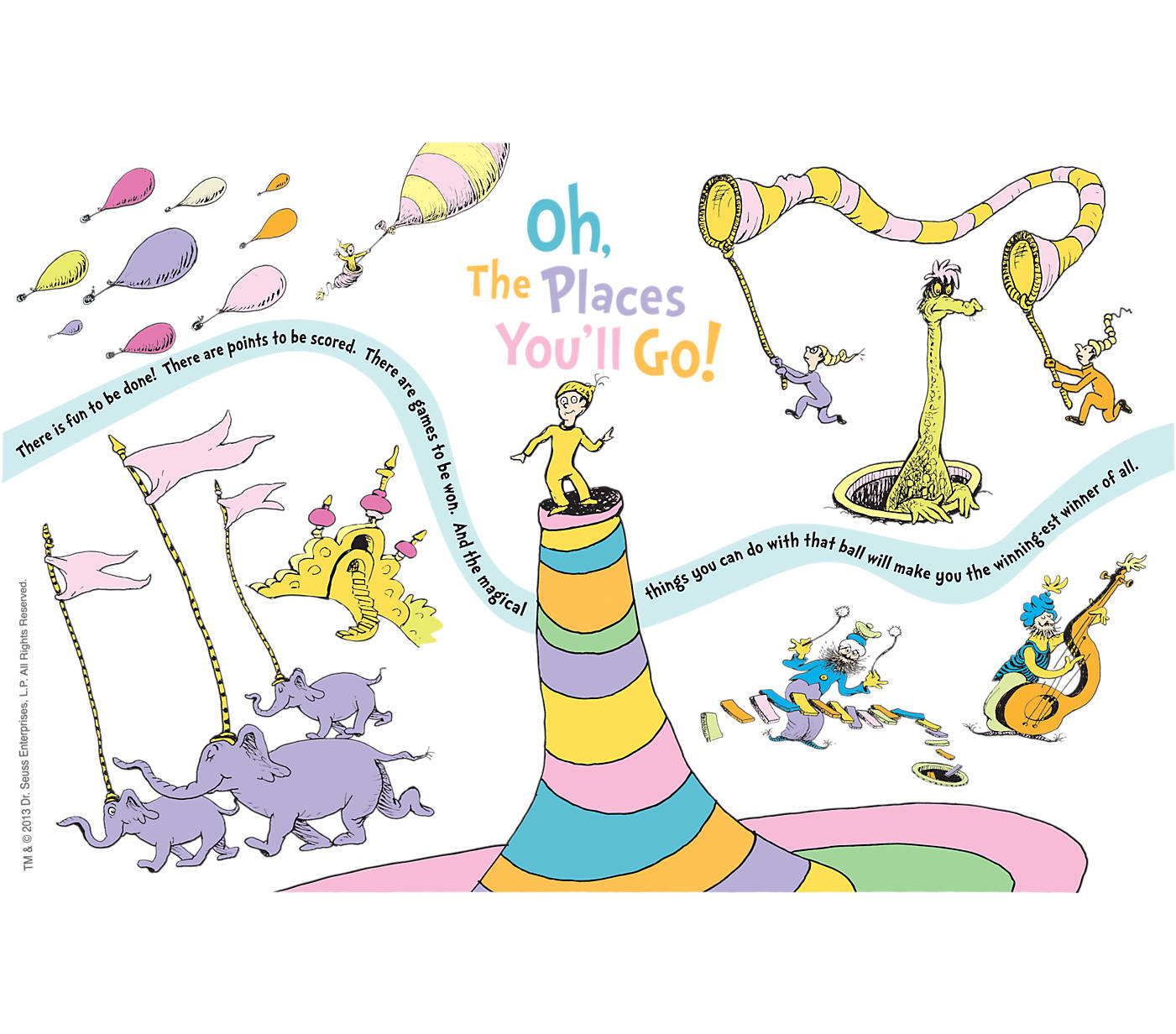 Dr Seuss Oh The Places You Ll Go Printable - Templates Online