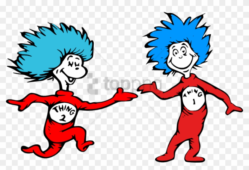 dr seuss thing 1 and thing 2 png 20 free Cliparts | Download images on ...