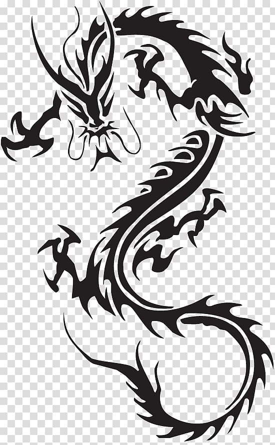 Black dragon graphic, Sleeve tattoo Chinese dragon Tattoo ink, Green.