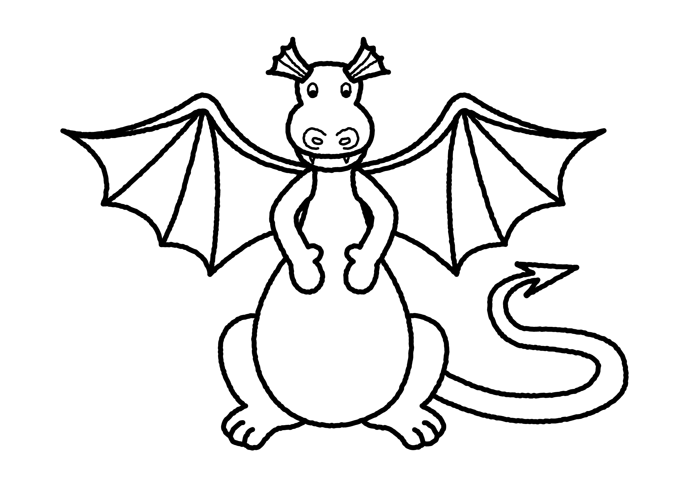 dragon clipart black and white for kids 20 free cliparts