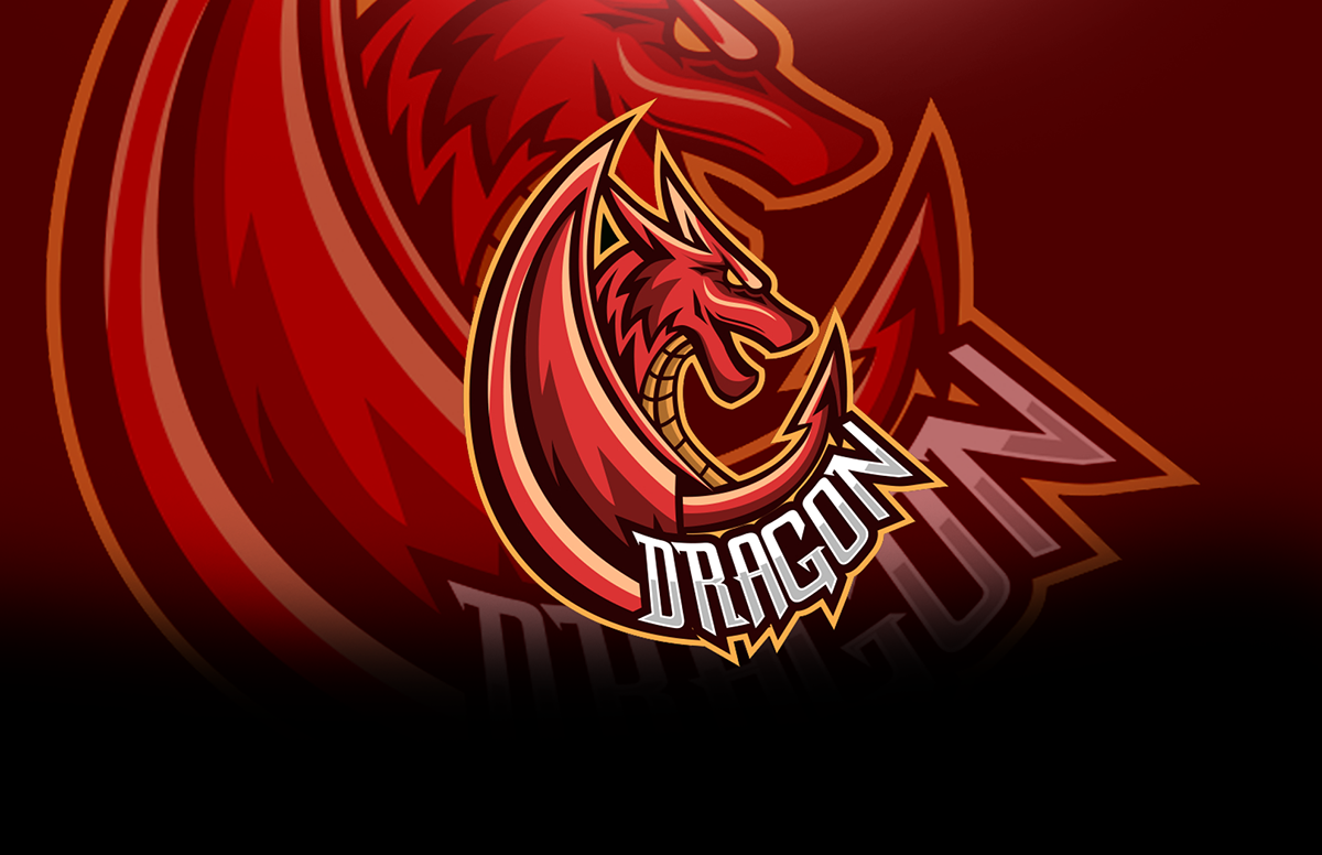 Dragon Mascot logo on Student Show.