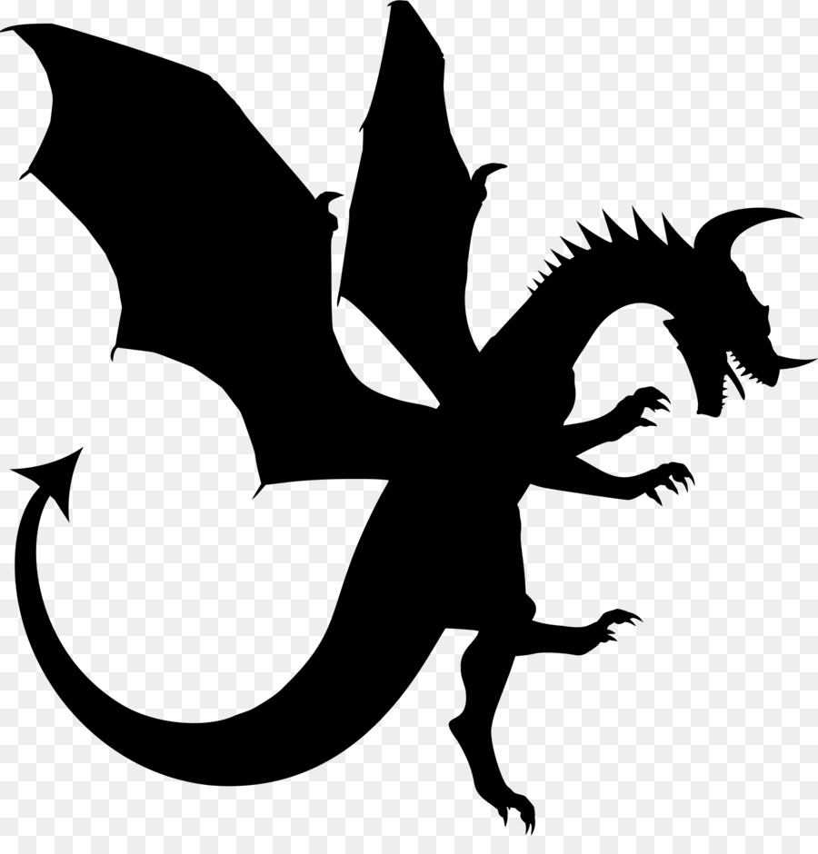 dragon silhouette clipart 10 free Cliparts | Download images on ...