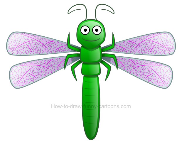 Cartoon dragonfly clipart 7 » Clipart Portal.