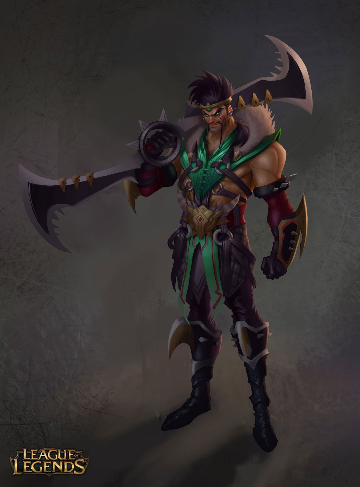 League Of Legends Draven Clipart.