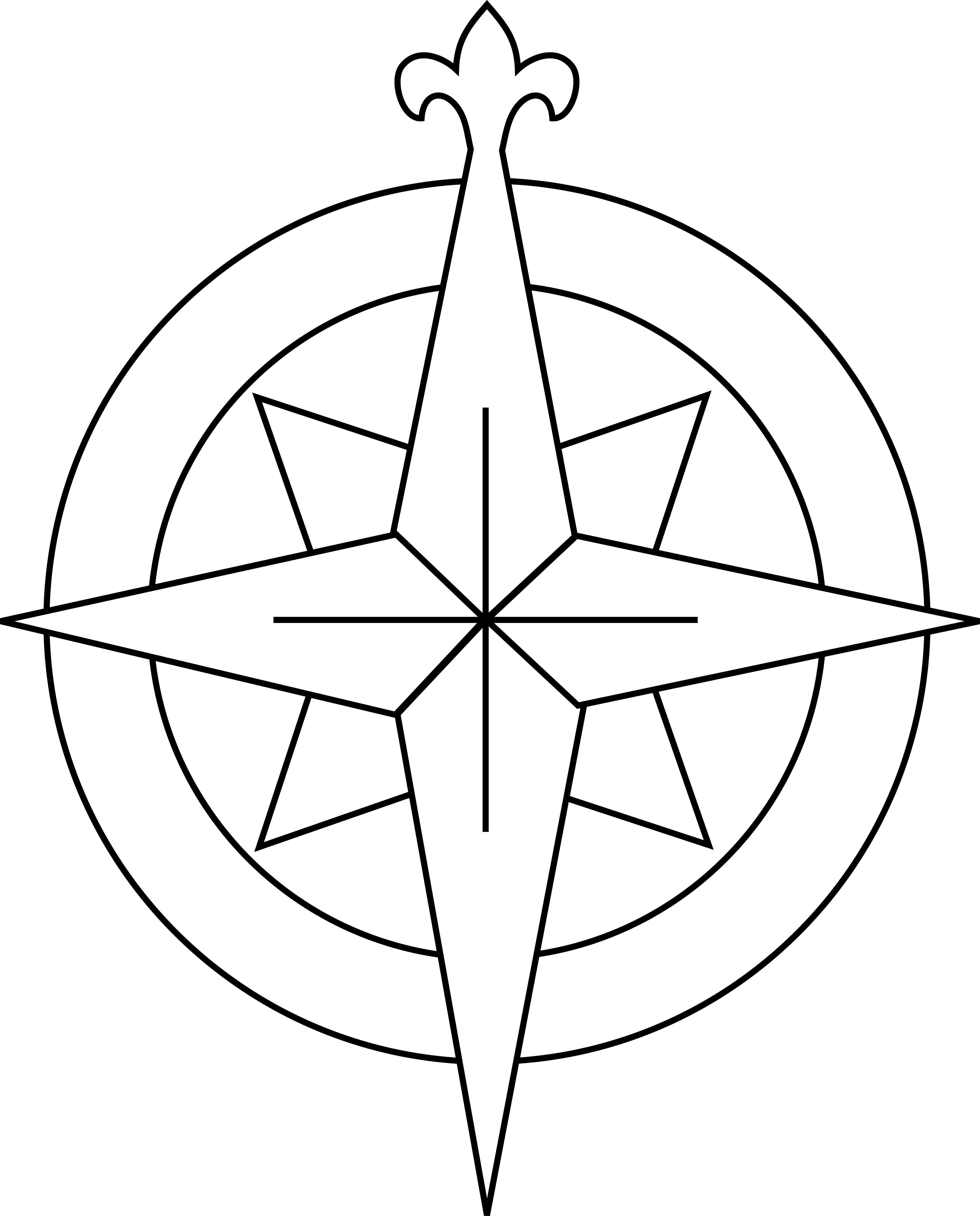 Drawing Compass Clipart.
