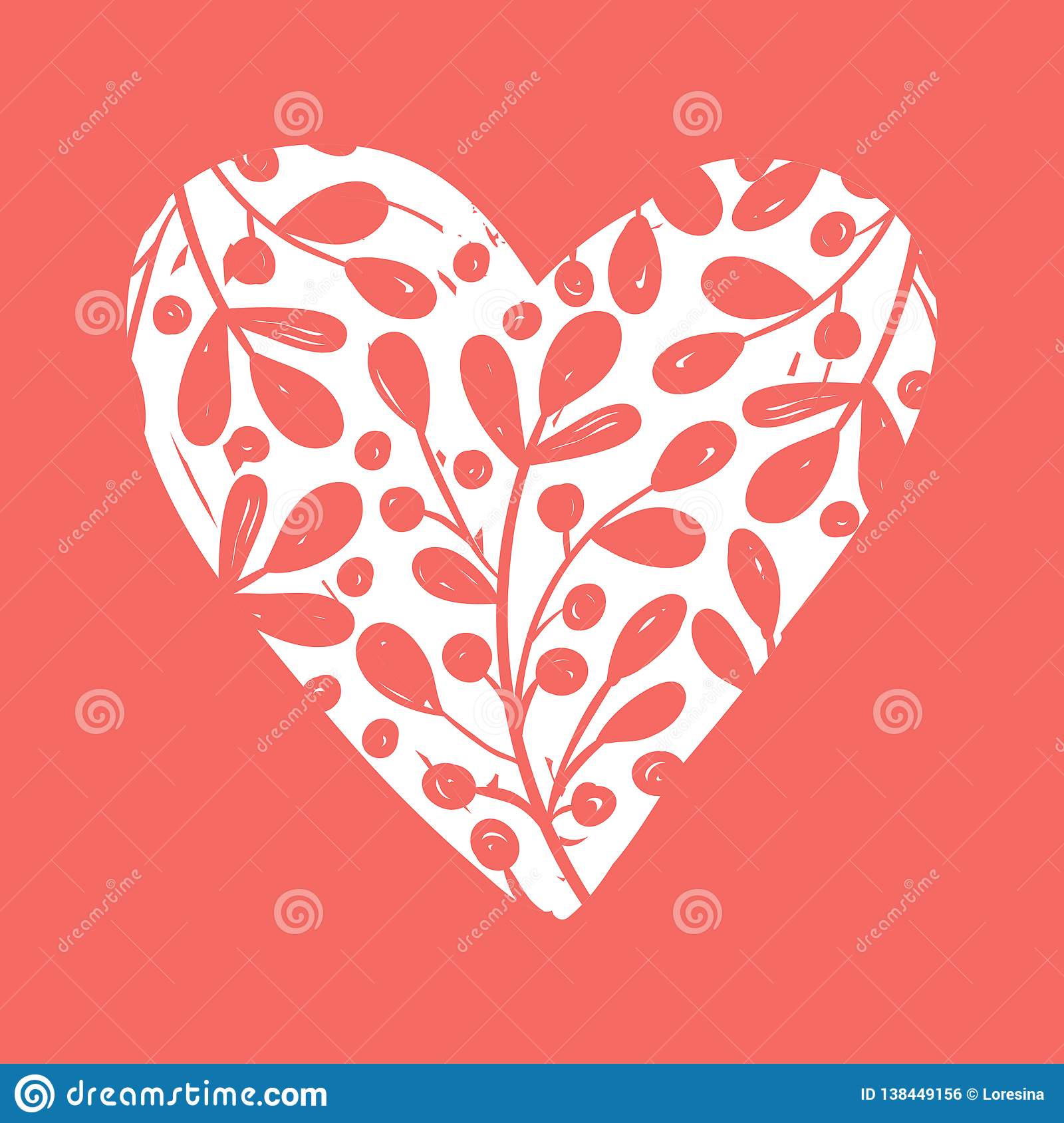 Vector Collections Of Hand Drawn Heart Isolated On Transparent.