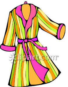 Dressing gown clipart.
