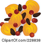 Dried Fruit Clipart.