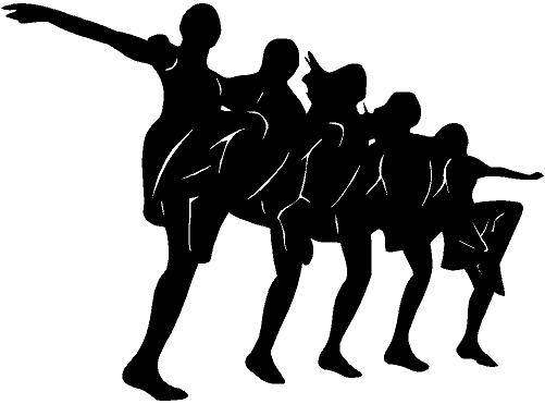 Free Kickline Silhouette, Download Free Clip Art, Free Clip.