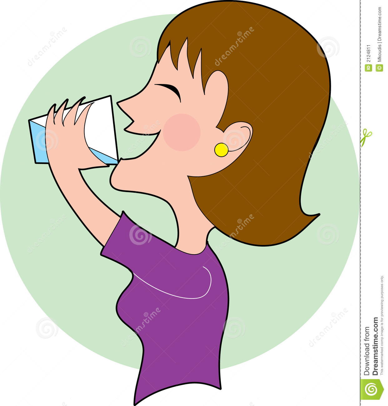Drinking water clipart free.