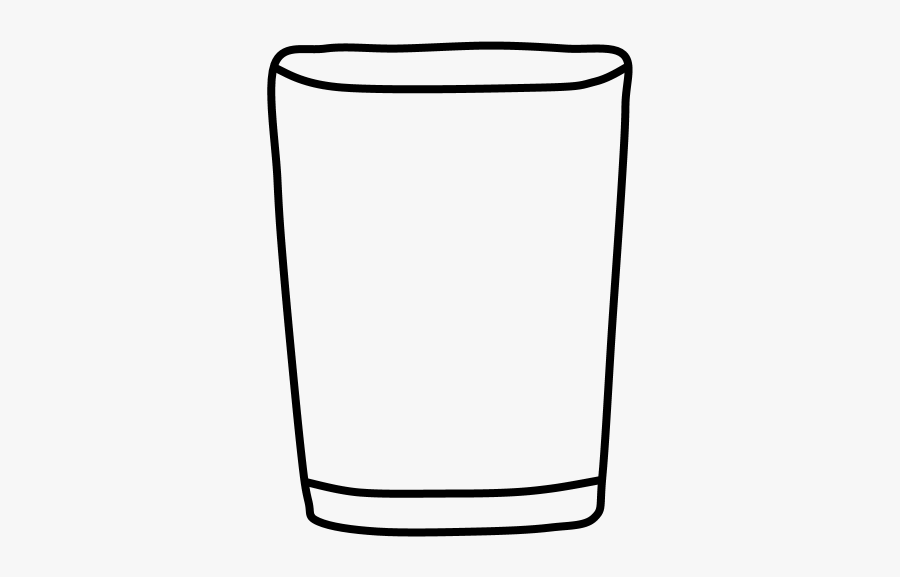 Drinking Glass, Black And White.