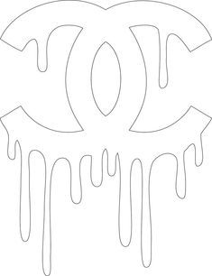 Dripping Chanel Logo.