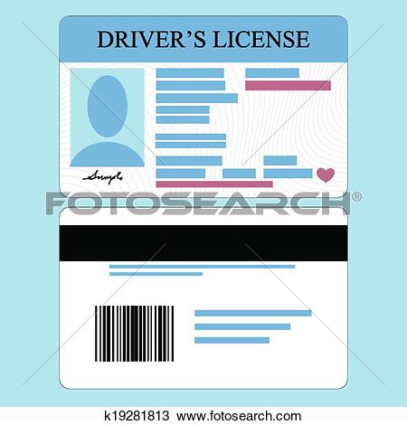 Drivers license Clip Art Vector Graphics. 388 drivers license EPS.