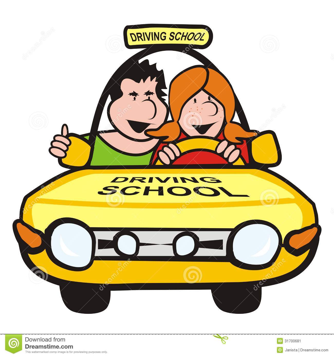 Driving School Clipart.