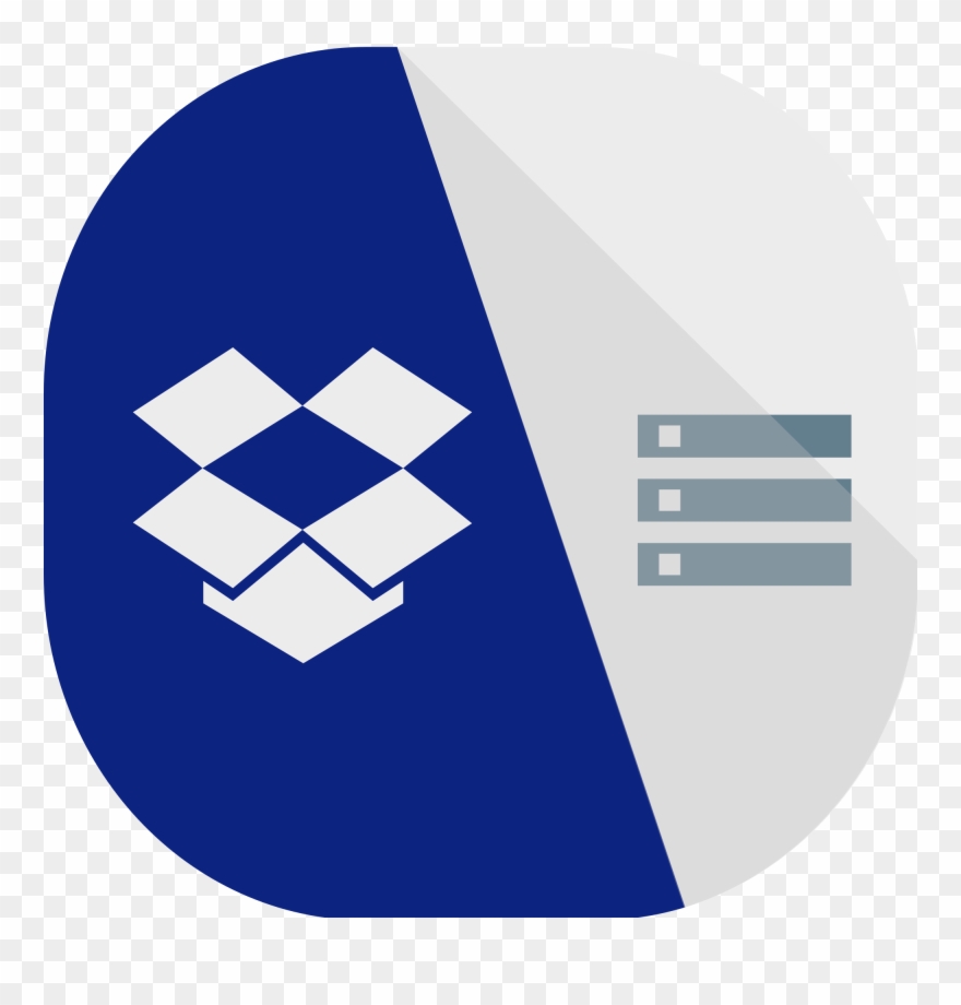 white dropbox logo