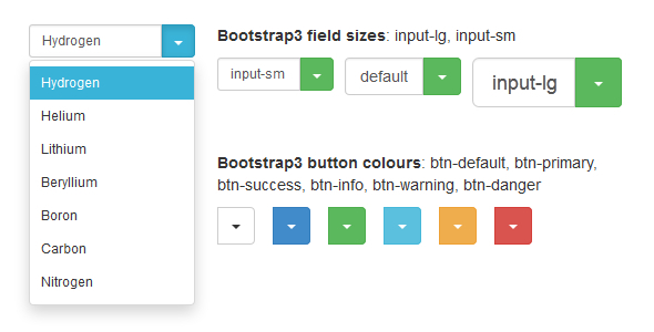 Custom Select for Twitter Bootstrap 3 by LisaStoz.