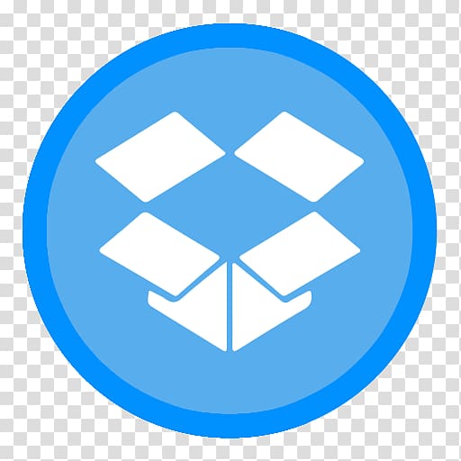 dropbox logo white