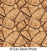 Drought lake river earth mud cracking background design Clip Art.