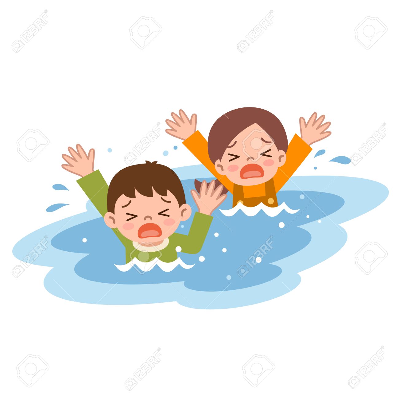 Drowned Little People Clipart & Free Clip Art Images #27042.