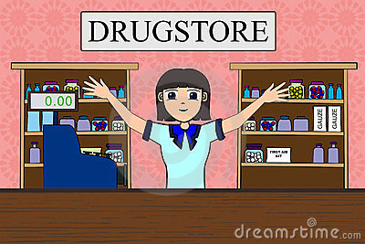 Drugstore clipart.