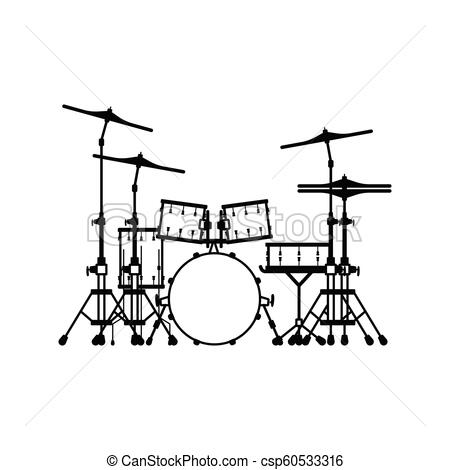 Drum set icon.