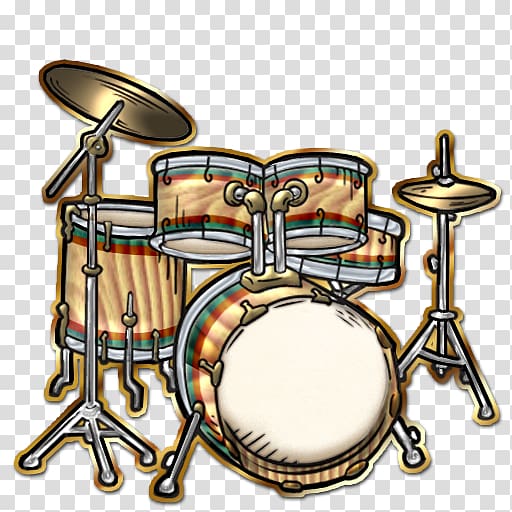 Drums Cartoon , Drums Set transparent background PNG clipart.