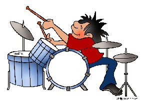 Drumming Clipart.