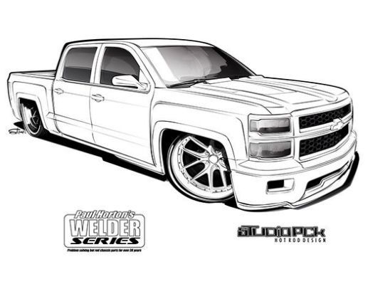 Free Free 346 Svg Lowered Truck Outline SVG PNG EPS DXF File