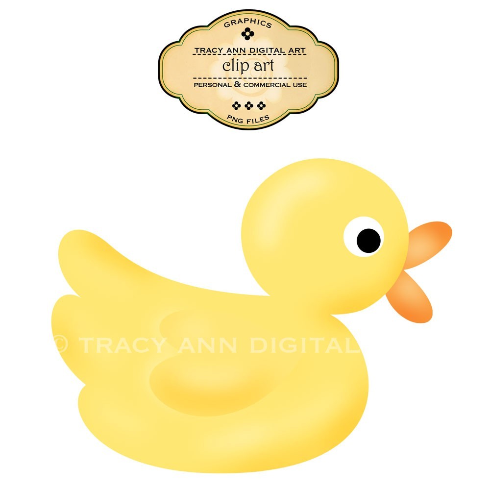 Baby Rubber Ducky Clipart.