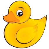 Duck Race Clipart.