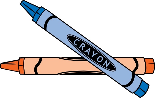 Dug Crayons clip art Free vector in Open office drawing svg ( .svg.