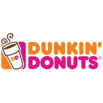Dunkin' Donuts Logo transparent PNG.