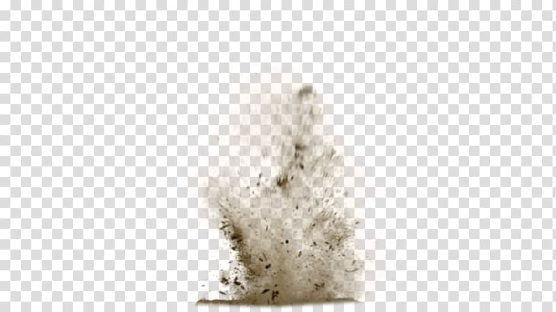 Dust storm Explosion, Brown dust transparent background PNG clipart.